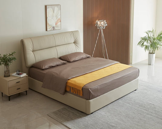 IN-Dune Translation Storage Leather Bed