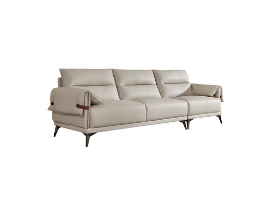 IN-Children's Companion Simple Silicone Leather Storage Sofa 3 Seater