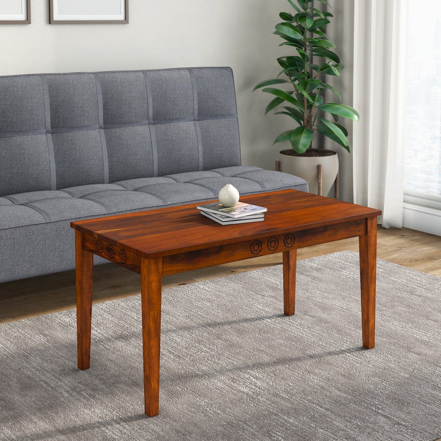 Target Solid Wood Coffee Table-Walnut