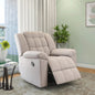 Vivo 1 Seater Fabric Manual Rocker & Swivel Recliner-Beige