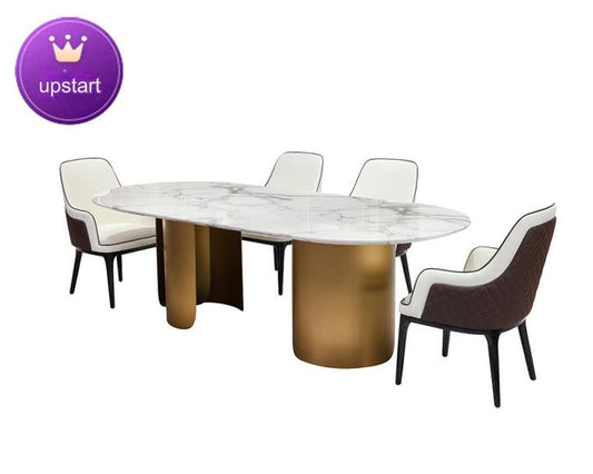 IN-Modern Light Luxury Dining Table and Chairs [high-end]