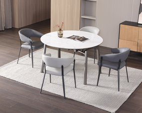 IN-Modern Simple Slate Functional Dining Set