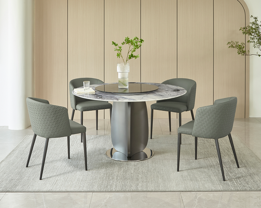 IN-Light Luxury Microcrystalline Stone Dining Set