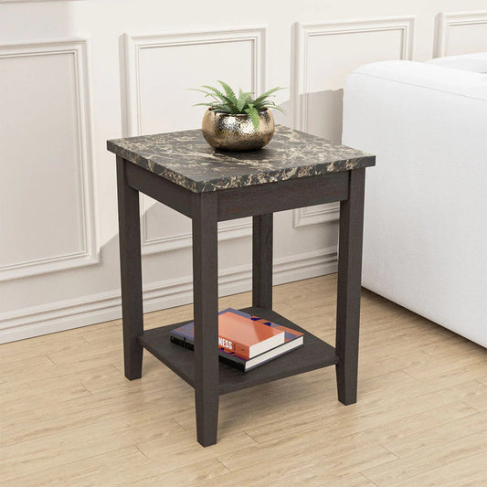 Allura Side Table-Walnut