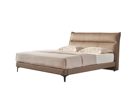 IN-Ivan-Modern Simple Leather Soft Bed