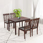 Olivia 4 Seater Dining Set-Brown