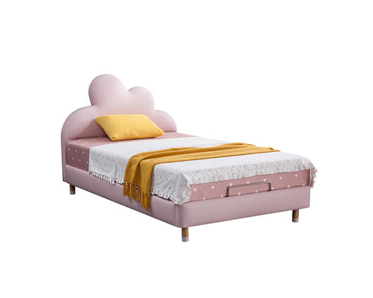 IN-Marshmallow modern simple children's leather bed