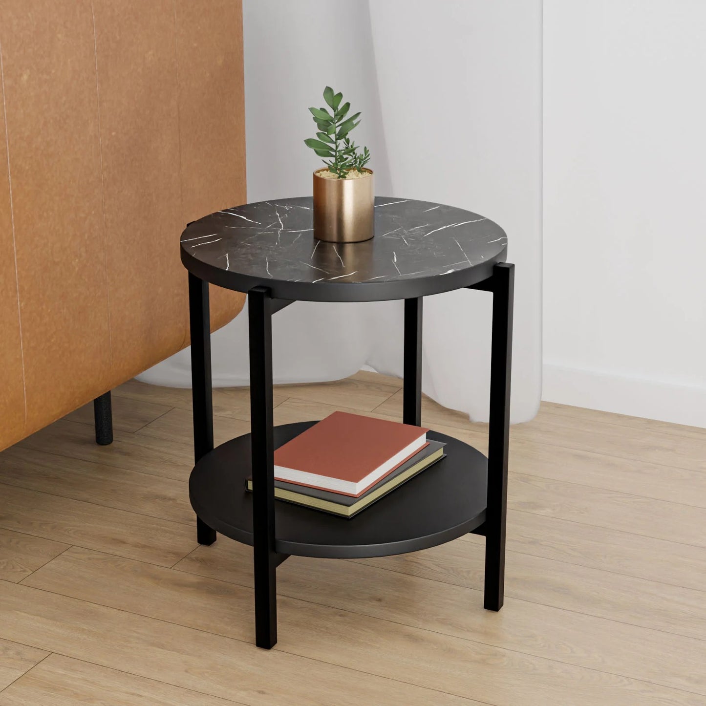 Benton Side Table-Black