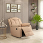 Hendrix 1 Seater Fabric Manual Recliner-Ash Grey