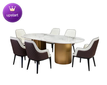 IN-Modern Light Luxury Dining Table and Chairs [high-end]