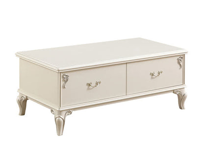 IN-Athena European-style gold-painted coffee table