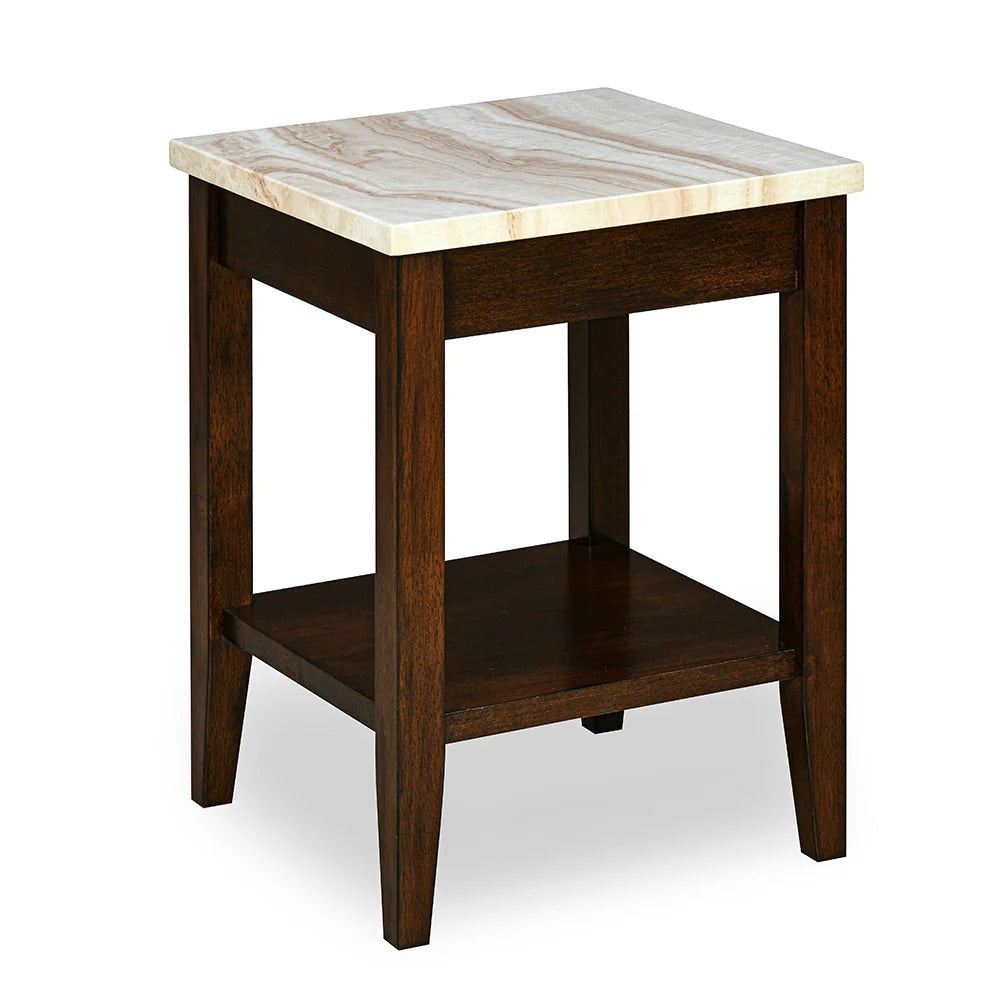 Tetra Side Table-Antique Cherry