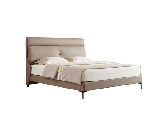 IN-Modern Simple Leather Art Soft Bed