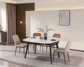 IN-Modern slate functional dining Set