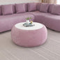 Arias Lorenza Upholstered Center Table with Glass Top-Onion Pink