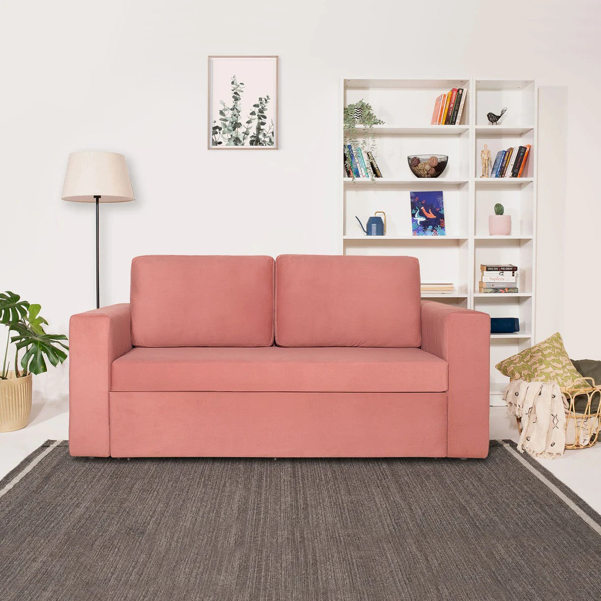 Vienna Sofa Bed with Side Shelf