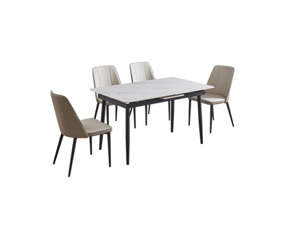 IN-Modern slate functional dining Set