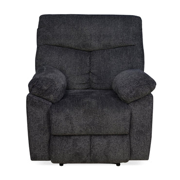 Gravid 1 Seater Manual Recliner-Charcoal