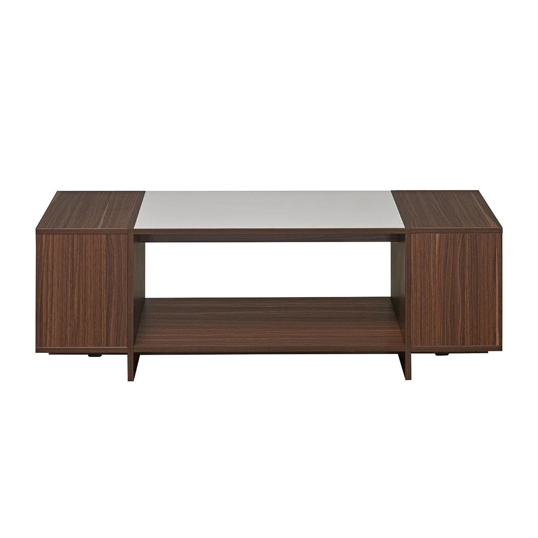 Carin Coffee Table-Walnut & Oak