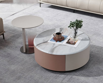 IN-Sand Dune Light Luxury Microcrystalline Stone Combination Coffee Table