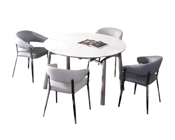 IN-Modern Simple Slate Functional Dining Set