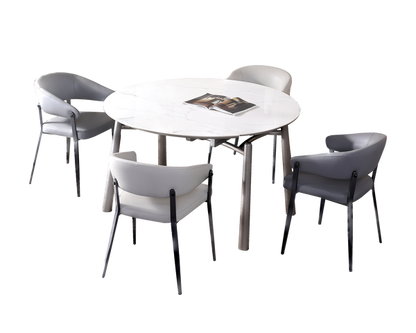 IN-Modern Simple Slate Functional Dining Set