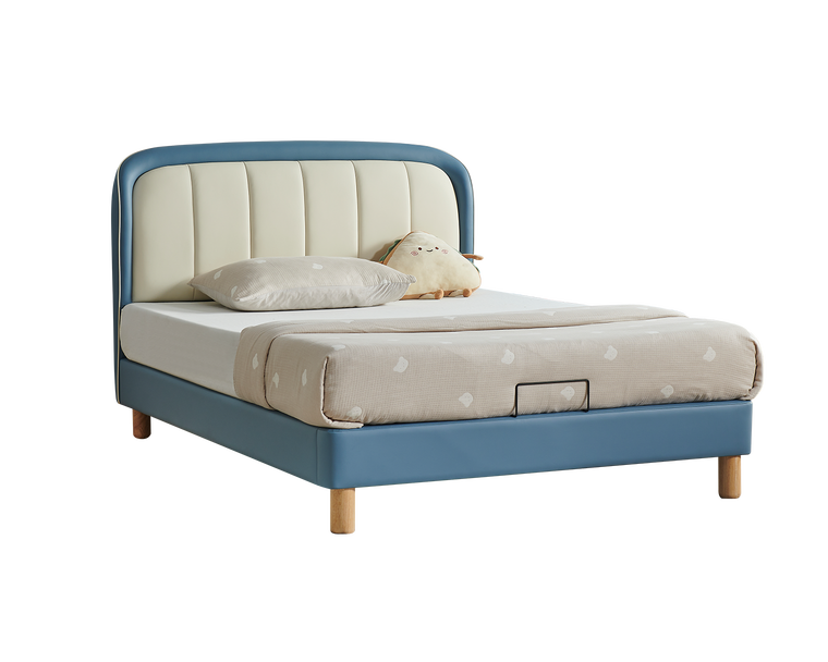 IN-Two-color piano key children's bed