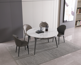 IN-Modern slate functional round table