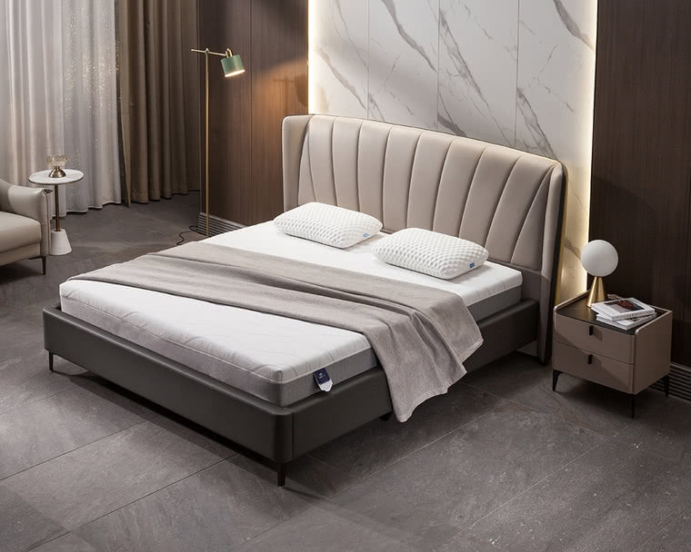 IN-Xilinmen Modern light luxury leather soft bed electric
