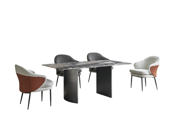 IN-Venetian Italian dining table and chairs set