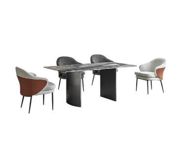 IN-Venetian Italian dining table and chairs set