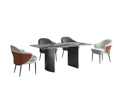 IN-Venetian Italian dining table and chairs set
