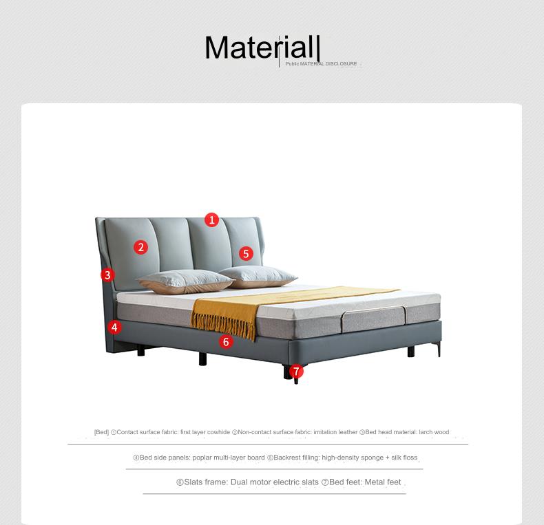 IN-Intelligent electric leather soft bed