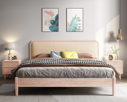 IN-Nordic solid wood bed