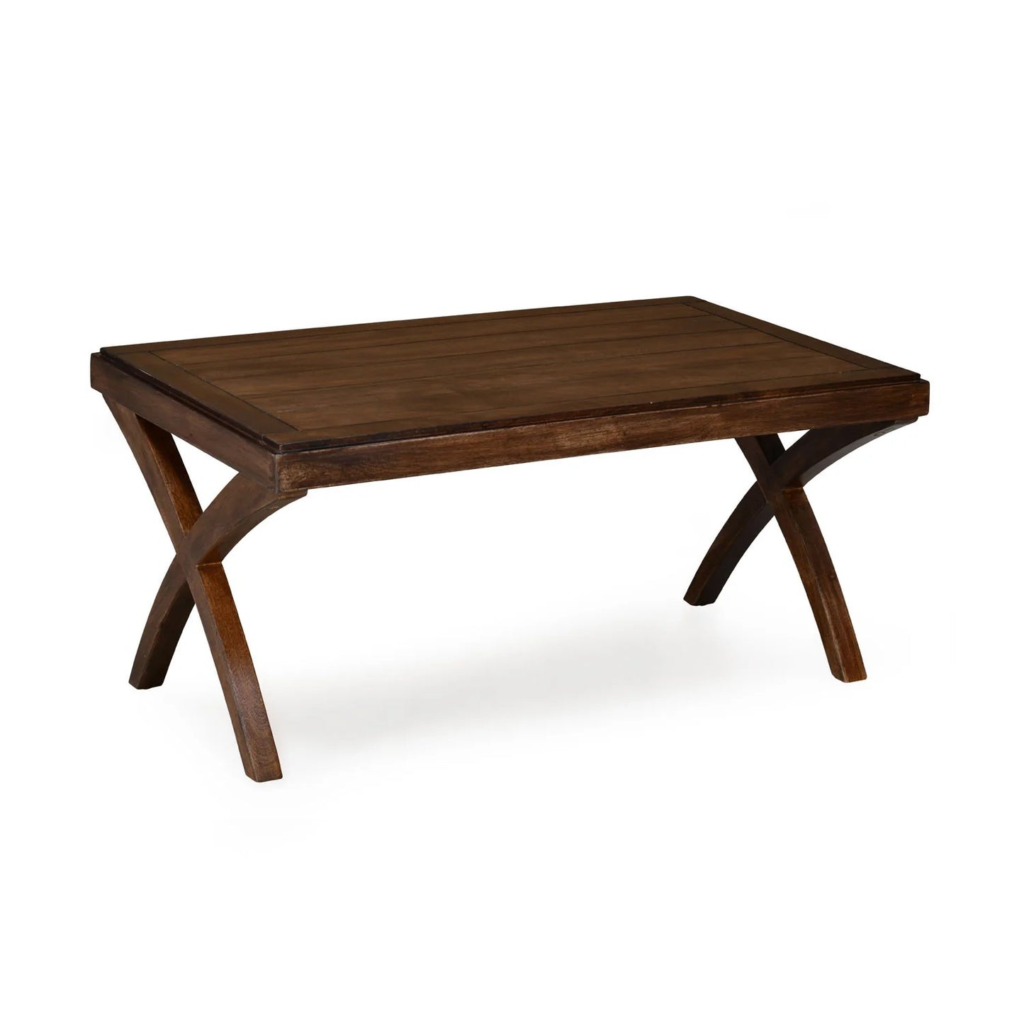 Karla Solid Wood Center Table-Walnut