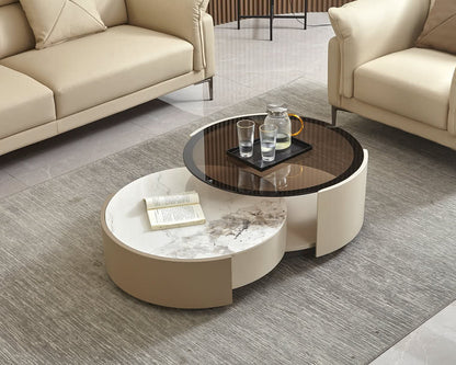 IN-Cream style combination coffee table