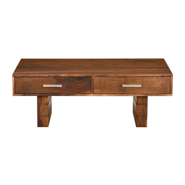 Pride Solid Wood Center Table-Walnut