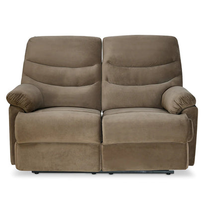 Skelton 2 Seater Recliner-Brown