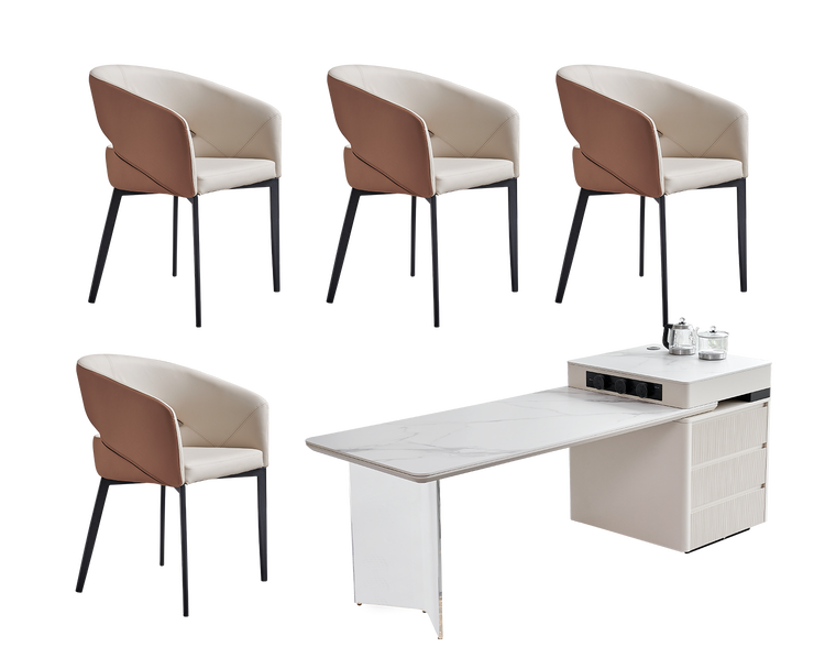 IN-Modern acrylic retractable island