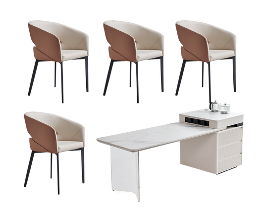IN-Modern acrylic retractable island