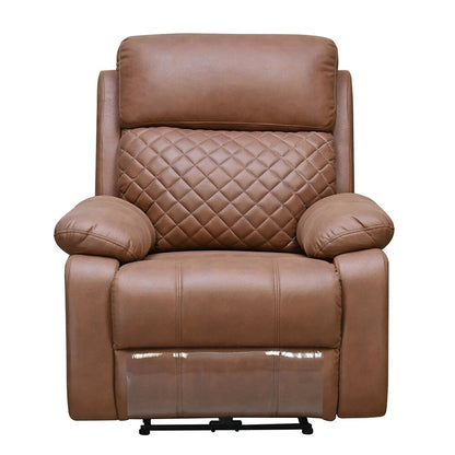 Nashville 1 Seater Electric Sofa Recliner-Brown