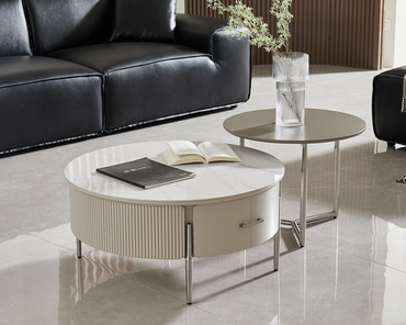 IN-Lille-cream style combination coffee table