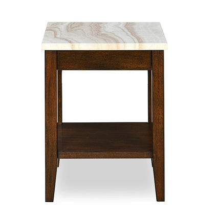 Tetra Side Table-Antique Cherry