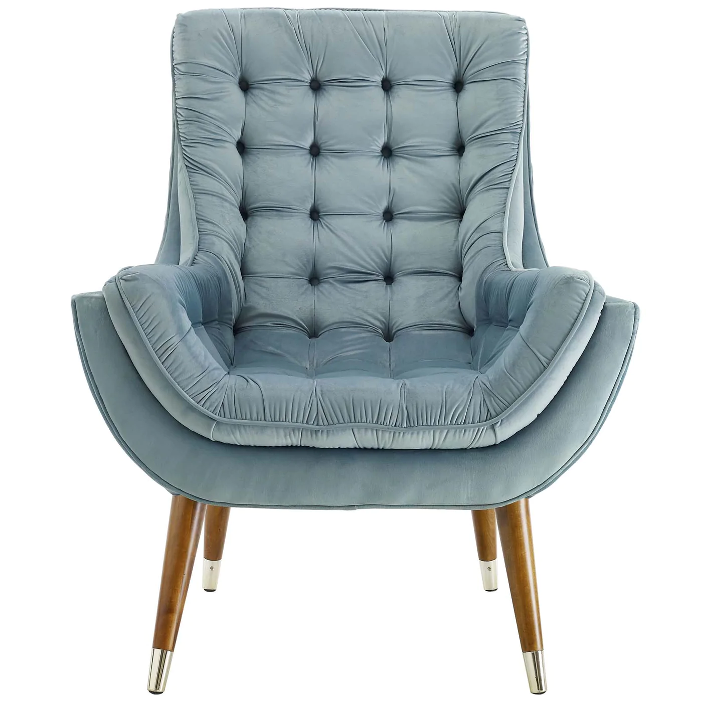 Button Tufted Accent Chair