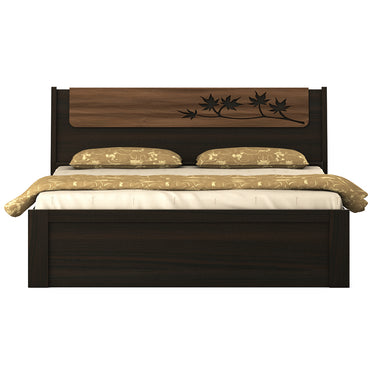 Maple Queen Bed with 3/4th lift on storage