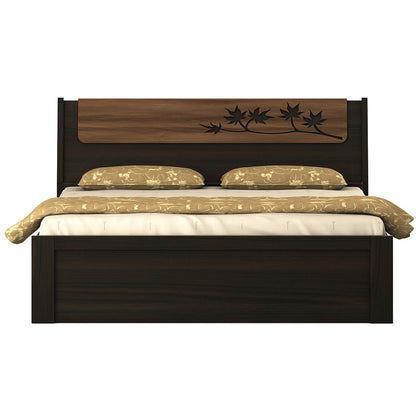 Maple King Bed with 3/4th lift on storage