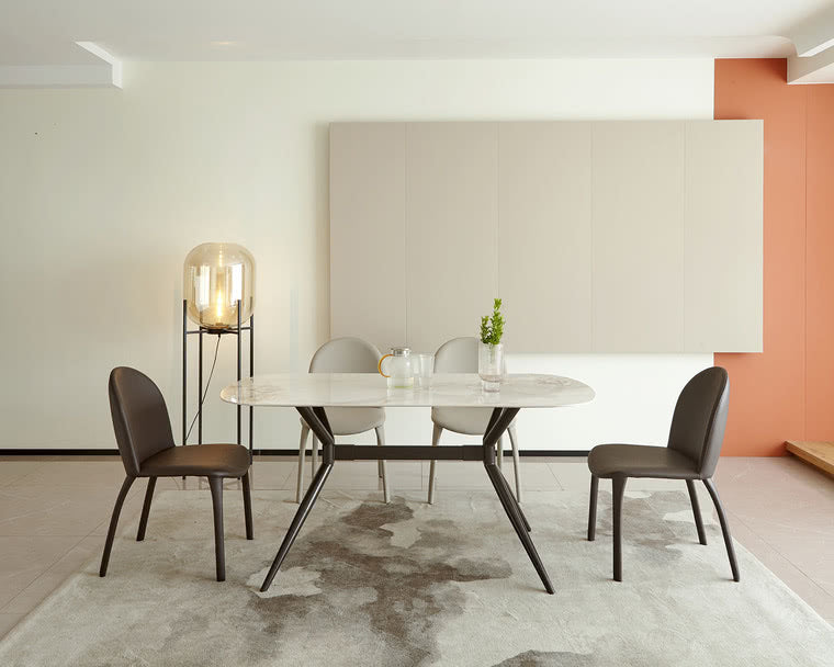 IN-Modern Simple Long Dining Set