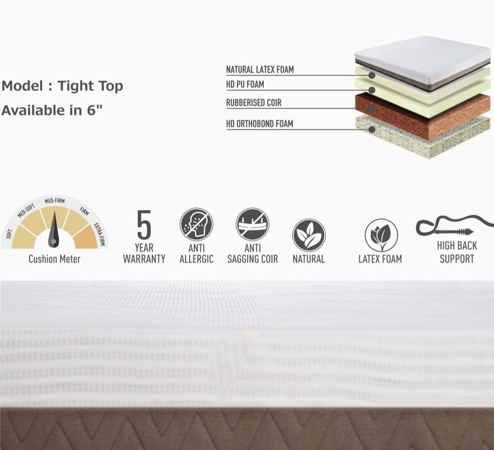 Ortho Latex Mattress (Coir)