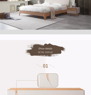 IN-Nordic Style plank bed