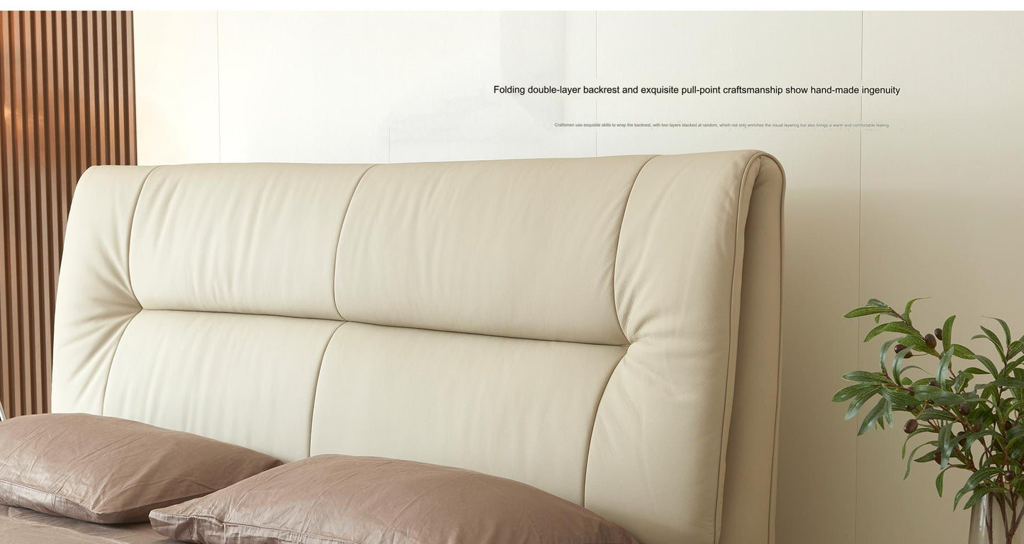 IN-Dune Translation Storage Leather Bed